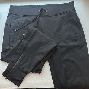 Athleta zipper moto joggers